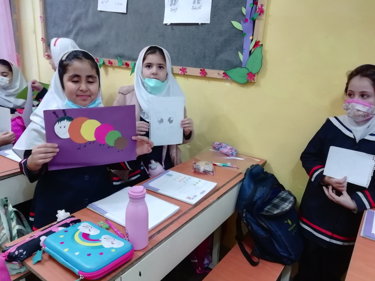 کاردستی پرگار سوم مهتاب